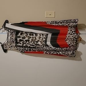 Calvin Klein animal print tank dress